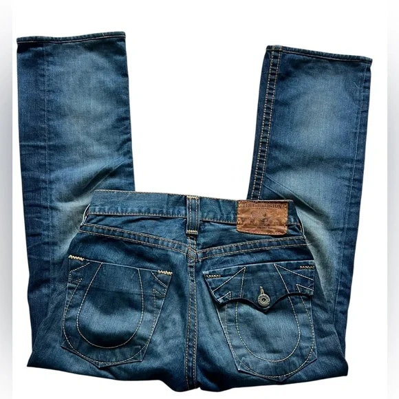 True Religion Big T Men’s Straight Jeans Size 31 - Picture 5 of 12